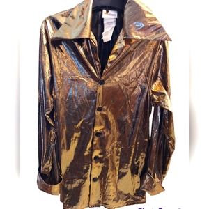 GOLD BLOUSE Sz M